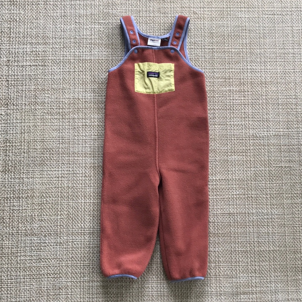 Patagonia Fleece Overalls (size 3T)
